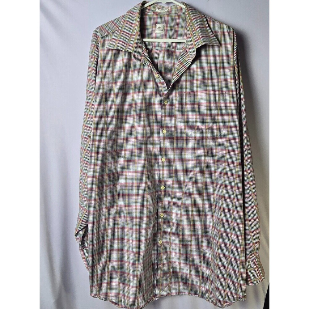 Peter Millar Men's Button-Down‎ Shirt XXL Plaid  Pre-Owned Casual Shirt